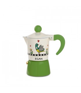 CAFETIERE 2 TASSES VERT C2