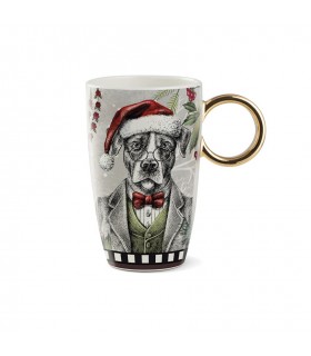 MUG CHIEN NOËL 440ML C2