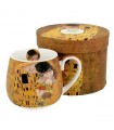 MUG BARREL 430ML KLIMT THE KISS C4