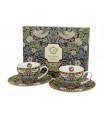 SET 2 TASSES EXPRESSO 100ML STRAWBERRY THIEF BLUE