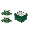 SET 2 TASSES EXPRESSO 90ML CHRISTMAS SPIRIT