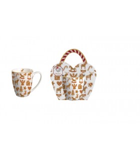 MUG 350ML PANIER GINGERBREAD SET DE 4