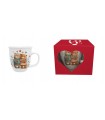 MUG 650ML COUPLE OURS COEURS C4