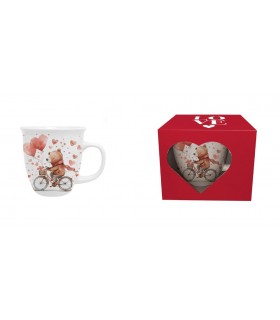 MUG 650ML OURS VELO COEURS C4