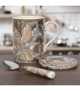 SET MUG/CUIL/COUVERCLE ACANTHUS 275ML C2