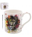 MUG GRAFFITI LION 275ML SET DE 6