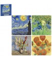 SET 4 COASTERS CERAM VAN GOGH ASS 11X11 C4