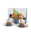 SET 2 TASSES EXPRESSO 100ML CHAT ARCHE DE NOE