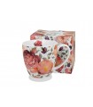 MUG 500ML SPRING ROSES WHITE C4