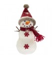 BONHOMME DE NEIGE PELUCHE 33X15