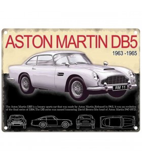 PLAQUE 30X40 ASTON MARTIN DB5 C2