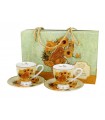 SET 2 TASSES EXPRESSO 90ML VAN GOGH TOURNESOLS G.LINE