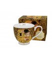 MUG 530ML KLIMT KISS BROWN GOLDEN LINE C2