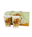 SET 2 MUGS 320ML VAN GOGH TOURNESOLS GOLDEN LINE