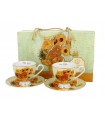 SET 2 TASSES+SOUCOUPES 220ML VAN GOGH TOURNESOLS G.LINE