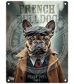 PLAQUE 20X30 BULLDOG FRANCAIS C2