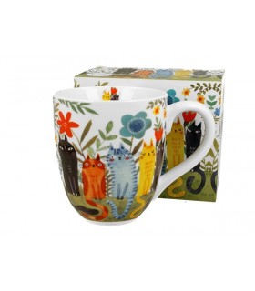 MUG 1000ML CHAT JARDIN C3