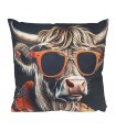 COUSSIN VACHE DES HIGHLANDS 45X45 C2