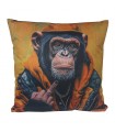 COUSSIN SINGE CHIMPANZE 45X45 C2