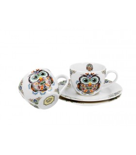 SET 2 TASSES EXPRESSO 100ML ETHNO OWL