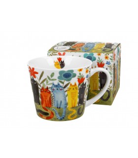 MUG 610ML CHAT JARDIN C4