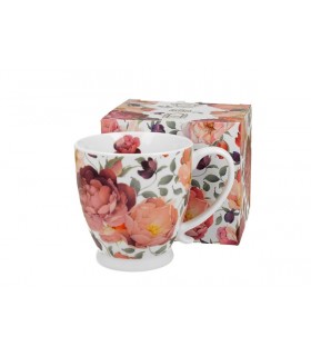 MUG 500ML SPRING ROSES WHITE C4