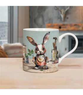 MUG LAPIN METAL 300ML SET DE 6