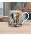 MUG ELEPHANT METAL 300ML SET DE 6