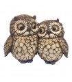 COUPLE CHOUETTES HOOTERS 16X8X13