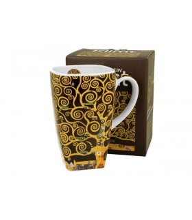 MUG CARRE 650ML KLIMT TREE OF LIFE C3